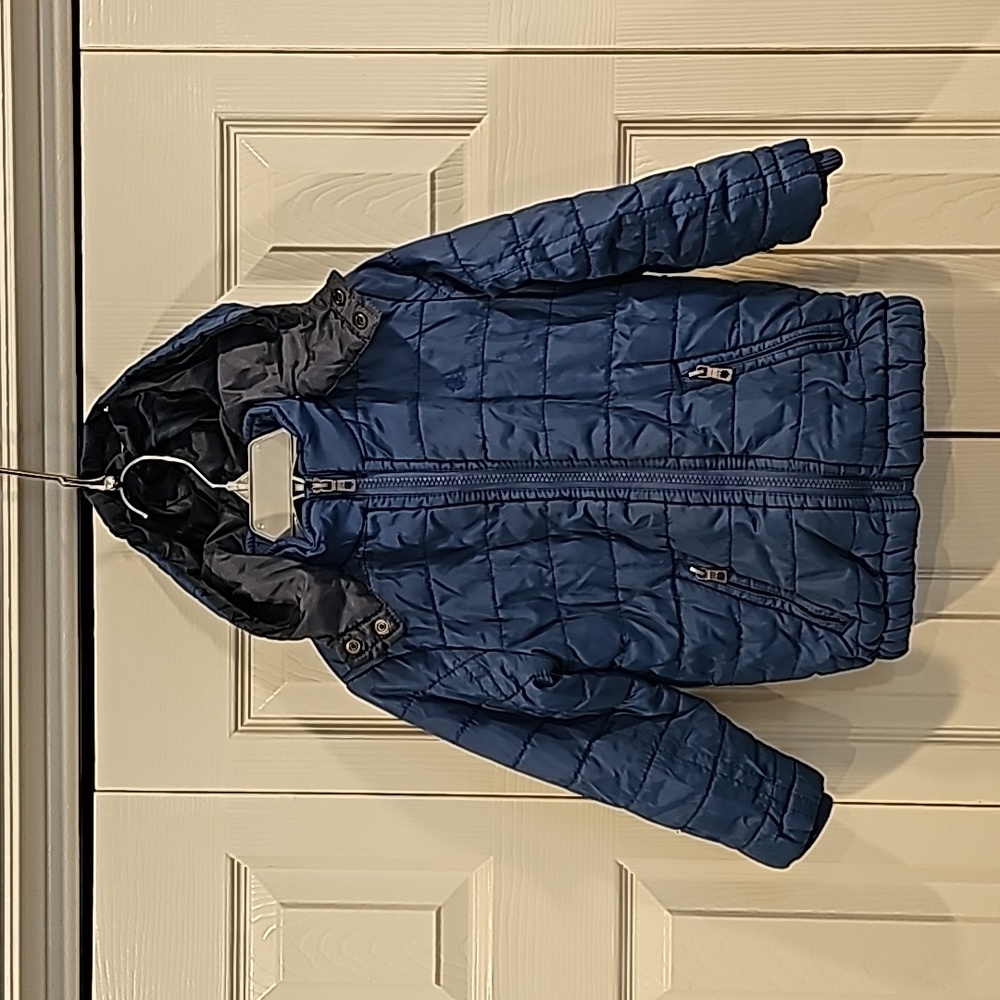 Lucky brand blue puffer coat size 3t
